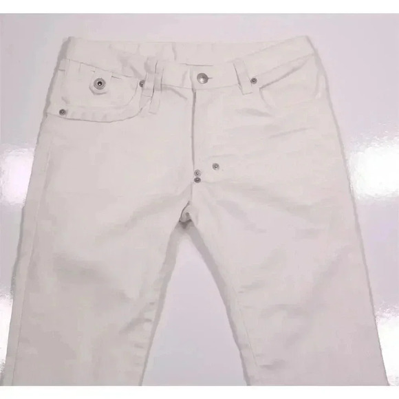 Katharine Hamnett London White Slim Japanese Denim Jeans Men's Small 28x27 - Picture 1 of 6